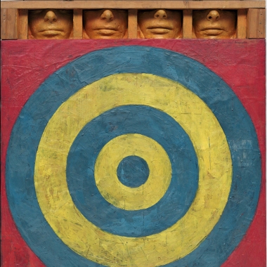 Jasper Johns, Target with 4 faces, 1955